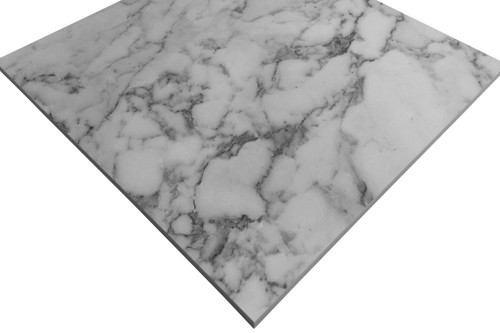 CM Carrara Marmor med grå kerne (S63009)
